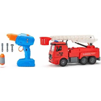 autíčko Plastica Stavebnice Hasiči na dálkové ovládání 30 cm