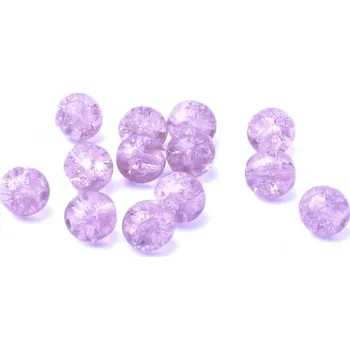 Dětské navlékací korálky CZ Skleněné korálky praskačky 8mm - 20 ks