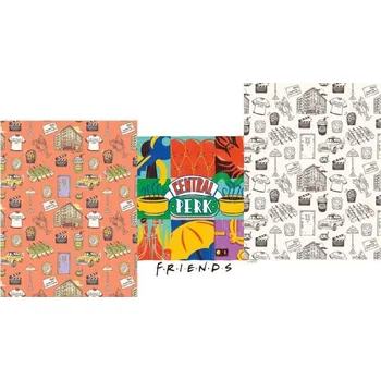 Výtvarná sada Přátelé Voskovaný ubrousek - Set 3 ks