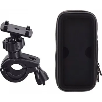 Bike Holder Držák na mobil na kolo 9 x 16,5 cm černý