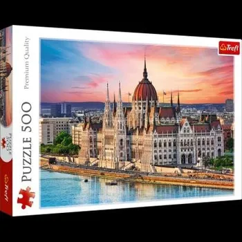 Puzzle Trefl Puzzle Budova parlamentu, Budapešť / 500 dílků