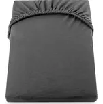 DecoKing, Prostěradlo/plachta Amber 180-200/200cm, grafitová