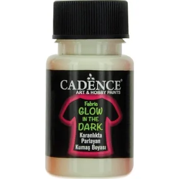 Textilní barva Cadence svítící ve tmě - světle zelená / 50 ml