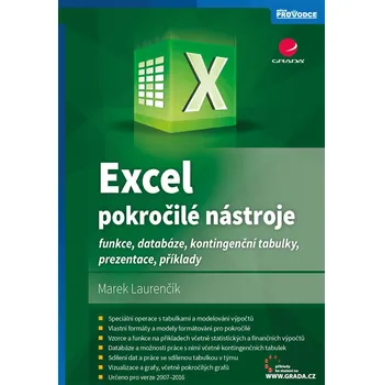 Kniha Excel - pokročilé nástroje