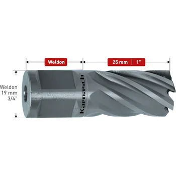 Vrták Karnasch 201255056 | Jádrový vrták 56 mm, SILVER-DRILL LINE 25 upnutí WELDON 19