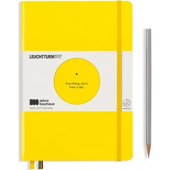 Zápisník Lemon A5 Medium Bauhaus Edition tečkovaný