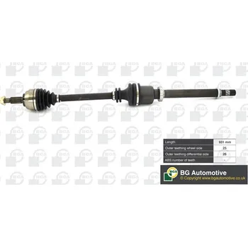 Poloosa kola Hnací hřídel, , 8200725500, BGA, DS7356R