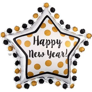 Party dekorace Balónek fóliový Hvězda supershape HNY