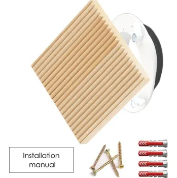 Ventil Dřevěný ventil - čtverec, buk, mydlenka