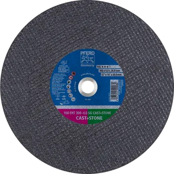 Řezný kotouč Pferd 61329130 | Řezný kotouč 300 x 4,0 x 20,0 mm, SG CAST + STONE