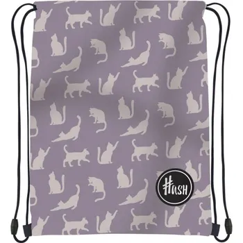 Školní sáček HASH Sáček na přezůvky ULTRAVIOLET CATS, AD1, 507022040