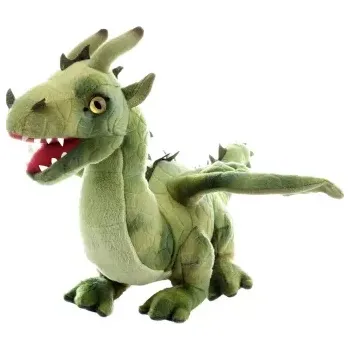 plyšák Plyšový drak zelený 36 cm eco‑friendly