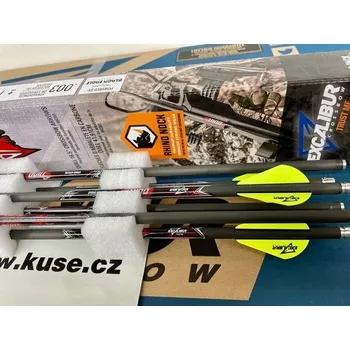 Quill Rhino 16,5" Arrows originální šípy pro kuše Excalibur 5 ks
