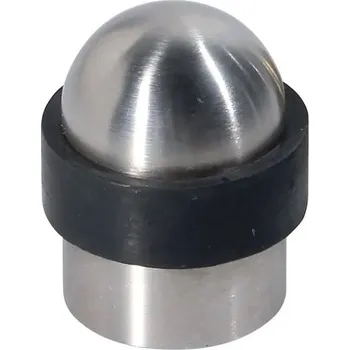 IBFM Zarážka 968 INOX - nerezová podlahová zarážka s tlumící gumou pro přišroubování pro limitování otevřených dveří