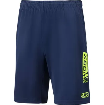 saller tréninkové-volnočasové šortky BARVA: 517 tmavě modrá-neon žlutá, Velikost: XXS