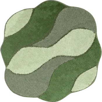 Koupelnová předložka GRUND CARMEN zelená 60x60 cm