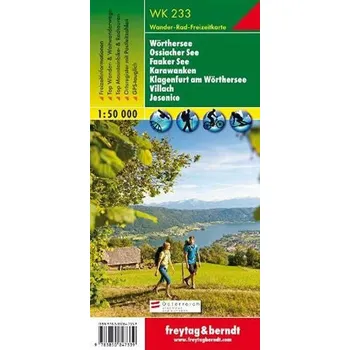 WK 233 Wörthersee, Ossiacher See, Faaker See 1:50 000 / turistická mapa