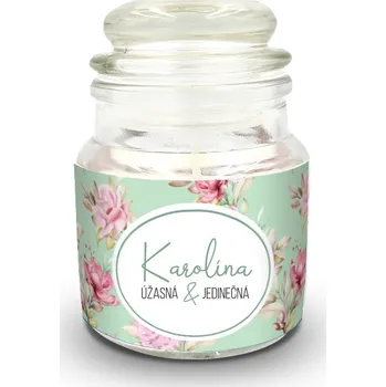 Svíčka Mini svíčka se jménem KAROLÍNA