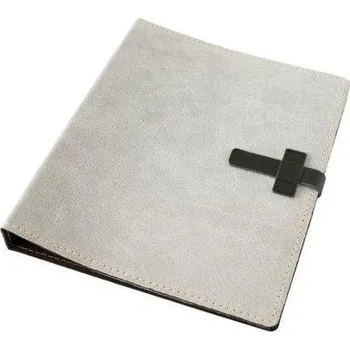 Kožený šanon Barva kůže: Šedá semiš (D36)