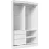 Šatní skříň Haidar šatní skříň s posuvnými dveřmi 140 bílá