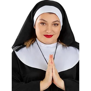 Karnevalový doplněk Funiglobal - Jeptišský čepec -