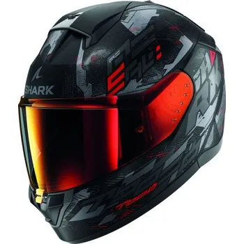 Helma na motorku SHARK přilba RIDILL 2 Molokai matt black/grey/red - M