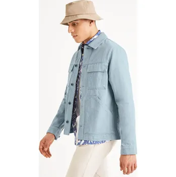 Pánský bomber Celio Džínová bunda Tumultden - Pánské Celio šedá 1694238