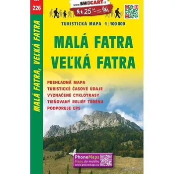 Cestování SC 226 Malá Fatra, Veľká Fatra 1:100 000