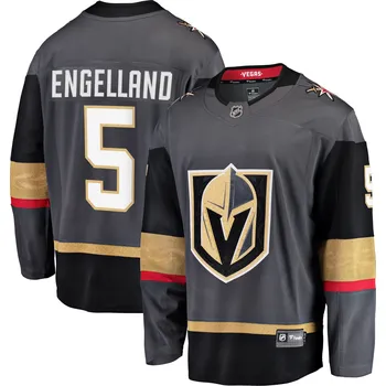 Fanatics Pánský dres Vegas Golden Knights NHL #5 Deryk Engelland Breakaway Alternate Jersey Velikost: XL, Distribuce: USA