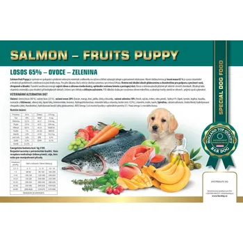 Krmivo pro psa BARDOG SALMON FRUIT PUPPY 4 kg