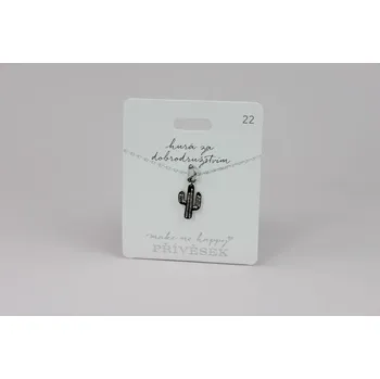 Party dekorace Přívěsek MAKE ME HAPPY Kaktus