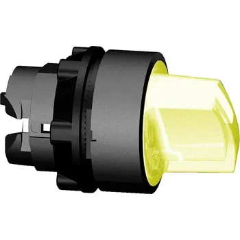 Stykač Schneider Electric ZB5AK1553 Ovládací hlavice otočná prosvět., 3 p.s oboustr. návr. do stř. - žlutá