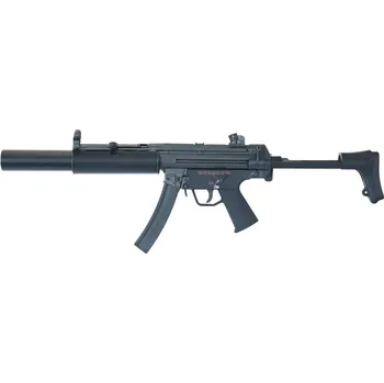 Airsoftová zbraň Airsoftový samopal SWAT SD6 - černý, celokov, BOLT