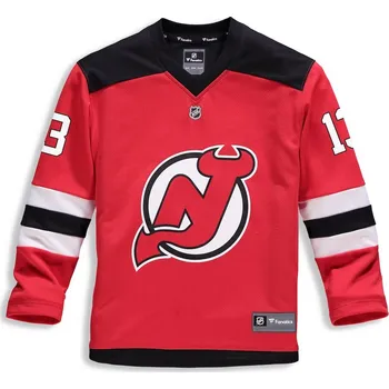 Fanatics Dětský dres #13 Nico Hischier New Jersey Devils NHL Replica Home Jersey Velikost: L/XL