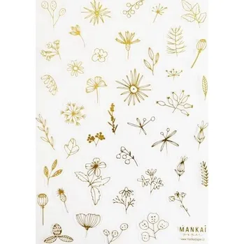 Výtvarná sada Nálepky zlaté Louka linkou – linka, 9866