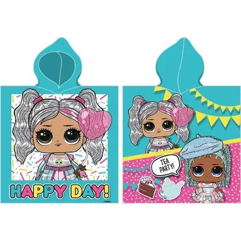 CARBOTEX Bavlněné pončo 50/115cm LOL Surprise, LOL215006