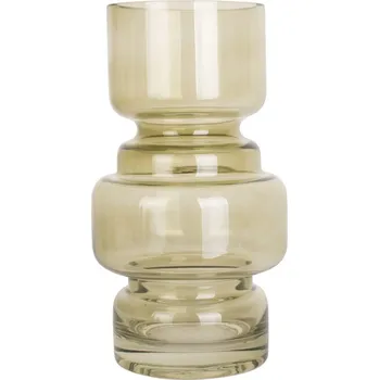 Váza Váza Courtly sklo střední mechově zelená Present Time (Barva- mechově zelená, sklo)