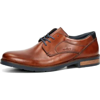 Pánská obuv Rieker pánské kožené polobotky - hnědé