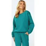 Dámská mikina Rehema tyrkysová - DKaren XXL