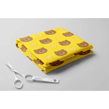 Softshell s beránkem, Medvídci a srdíčka Barva: Žlutá