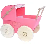 Česká dřevěná hračka Kočárek pro…