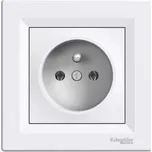 Schneider Electric EPH2800121P Asfora - Zásuvka 2P+PE s ochranou před přepětím, bílá