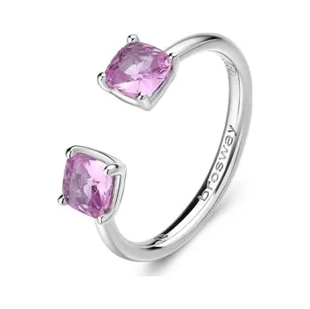 Prsten Stříbrný prsten Brosway Fancy Vibrant Pink FVP11 + dárek zdarma