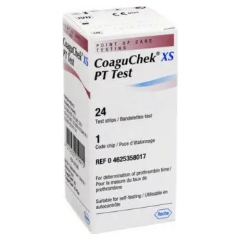 Diagnostický test Proužky test. CoaguChek XS 24