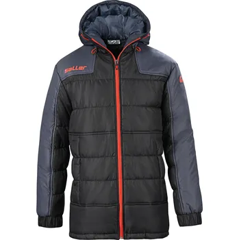 Pánský zimní kabát saller thermo bunda ICELAND BARVA: 395 černá-antracit, Velikost: M