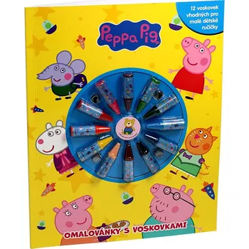 omalovánky Peppa Pig - Omalovánky s voskovkami