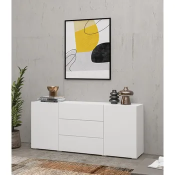 Komoda Minimalistická komoda Ava - bílá