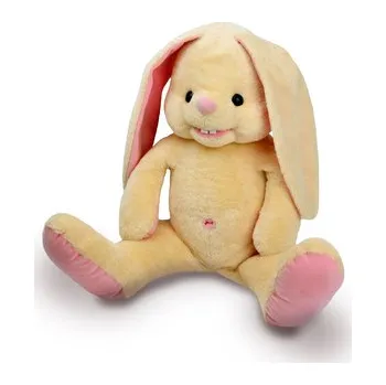 plyšák Králík Pupík 85 cm, béžový, plyšová hračka
