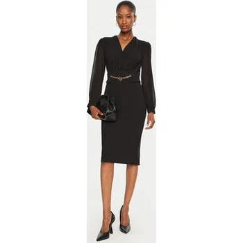 Dámské šaty Rinascimento Koktejlové šaty CFC0120006003 Černá Slim Fit S