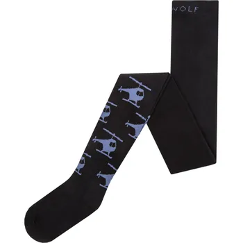 Dětská móda Chlapecké punčocháče - Wolf P2316, černá / vrtulníky Barva: Černá, Velikost: 98-104